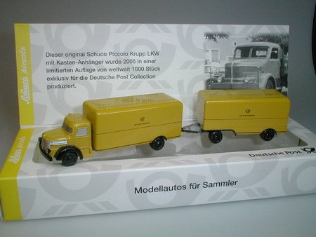 Krupp LKW mit Anhänger "DBP"