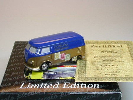 VW T1 "Goldhahn" gold/blau
